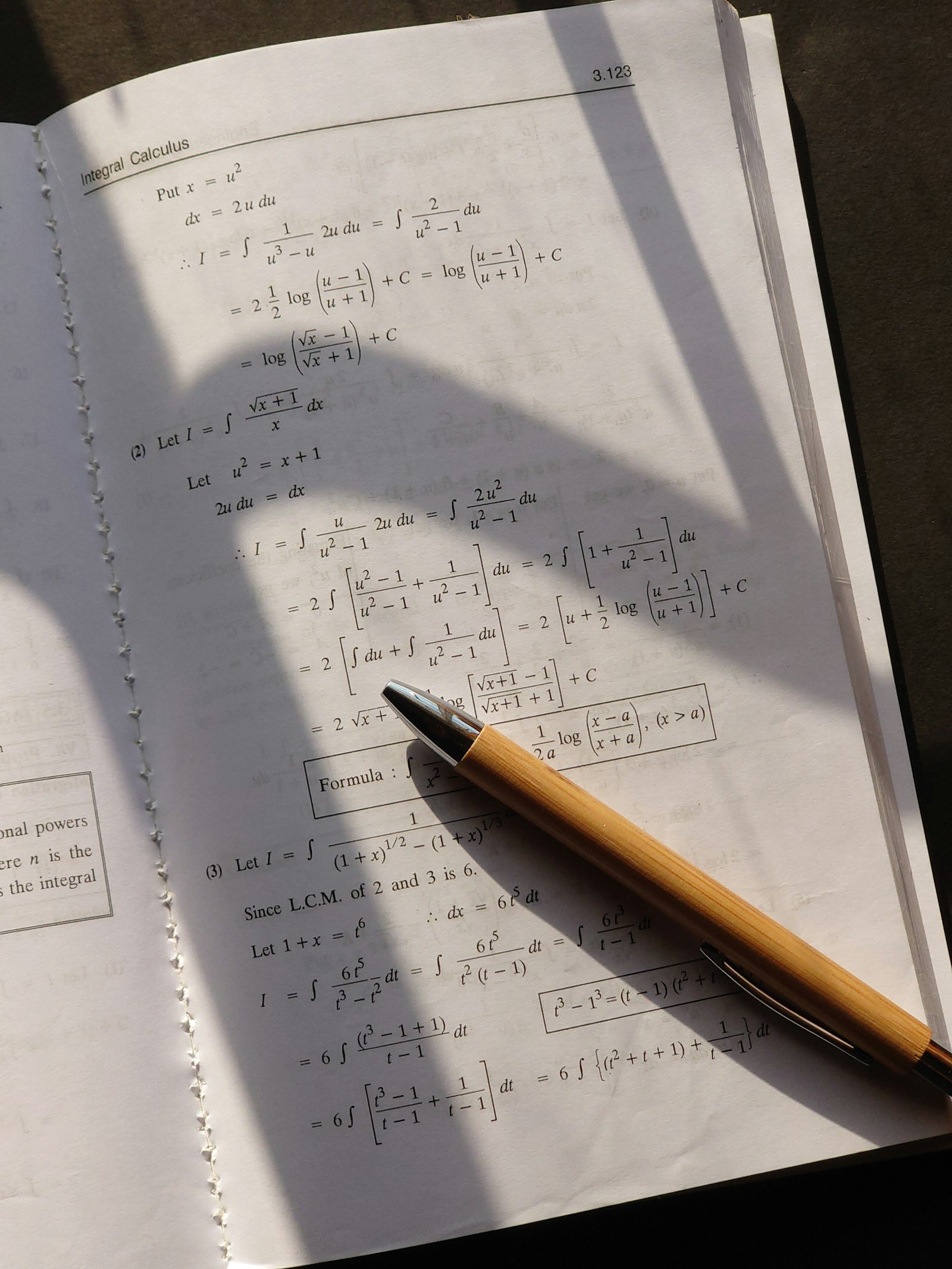 手写数学解答